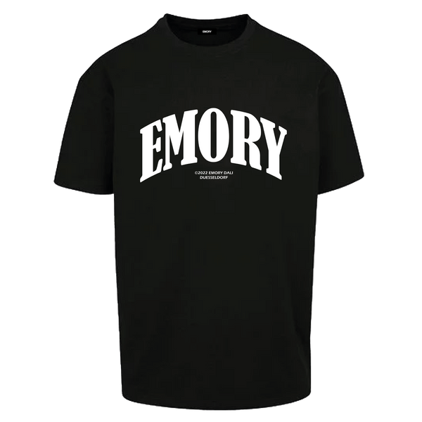 Lettering Oversized Tee Black