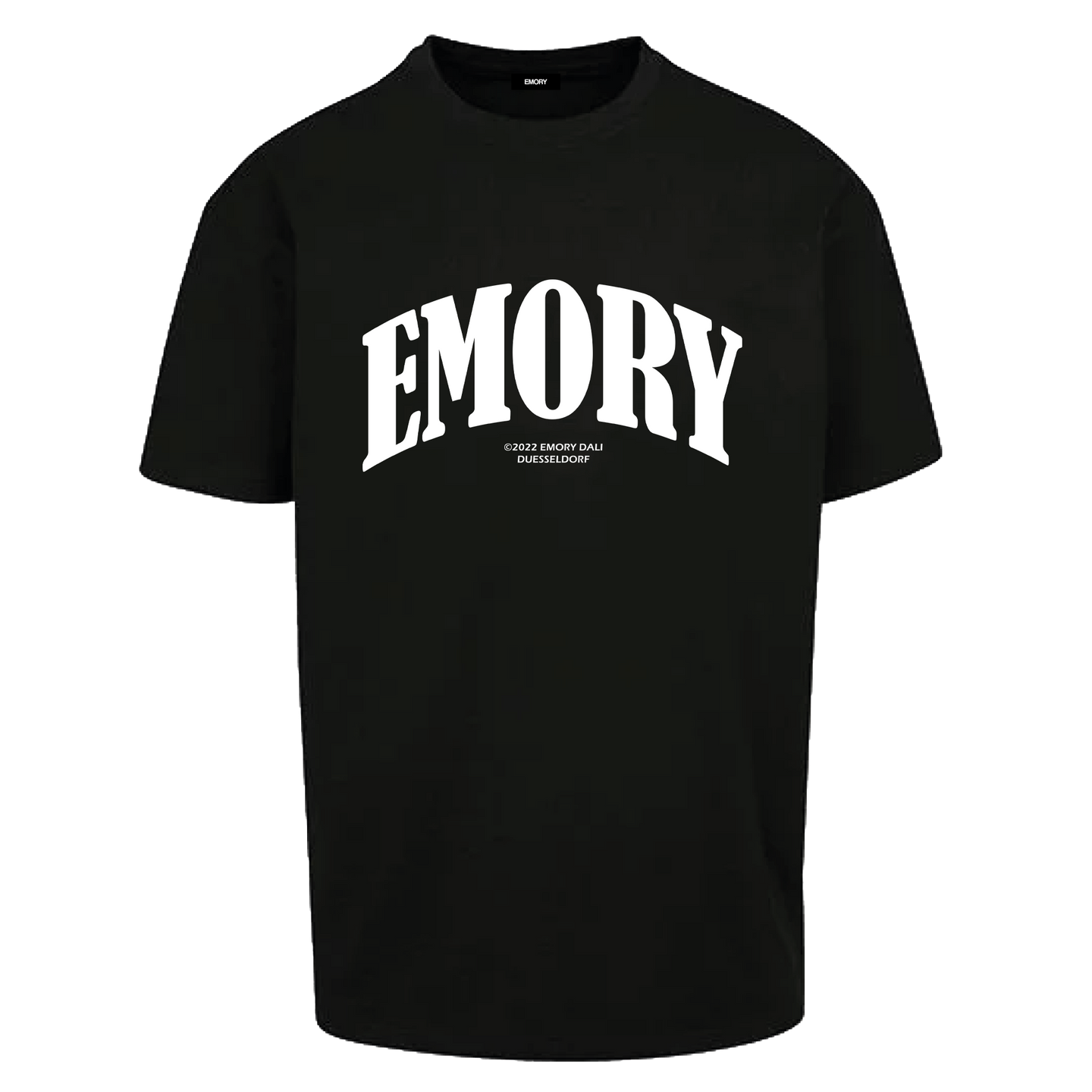 Lettering Oversized Tee Black