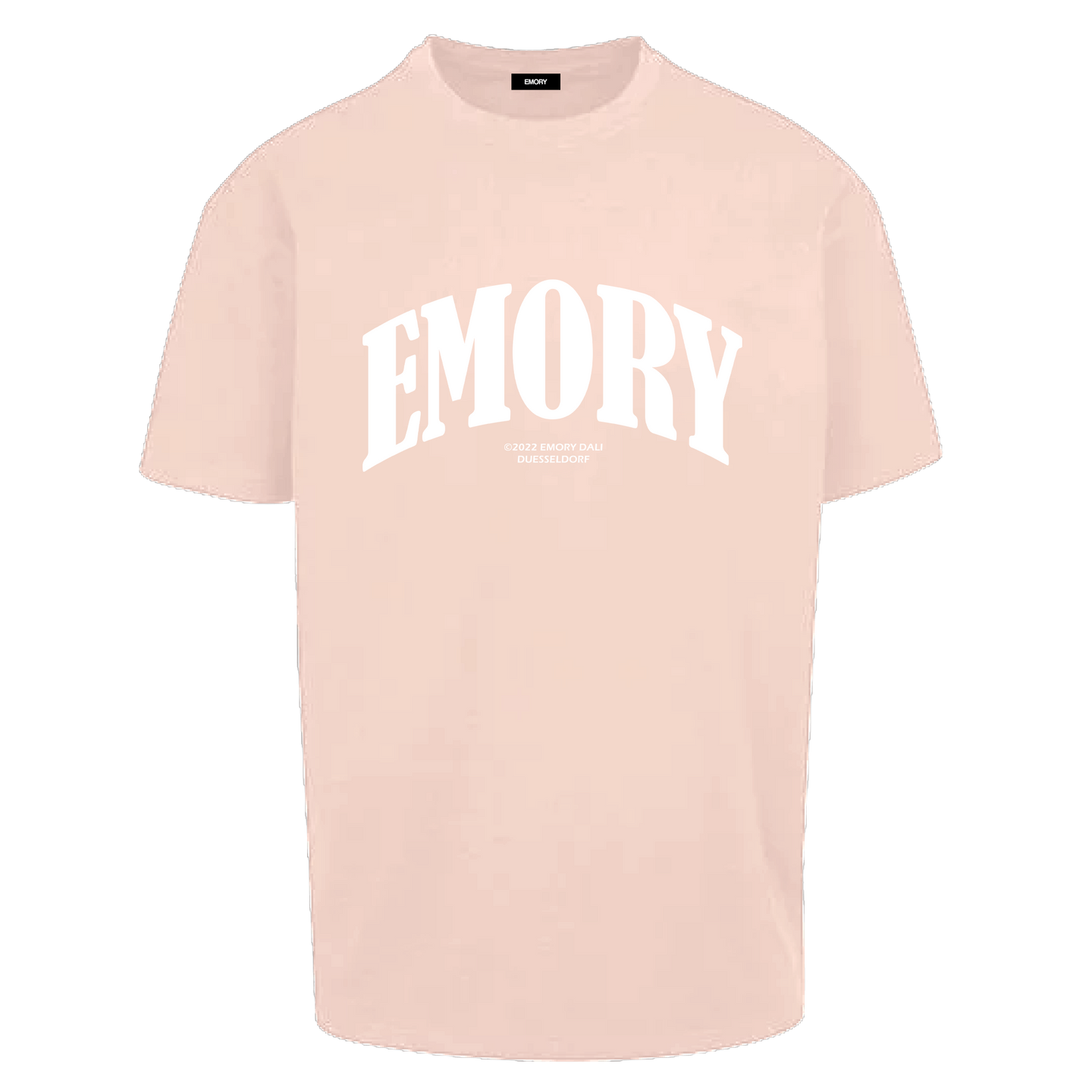 Lettering Oversized Tee Pink Clay